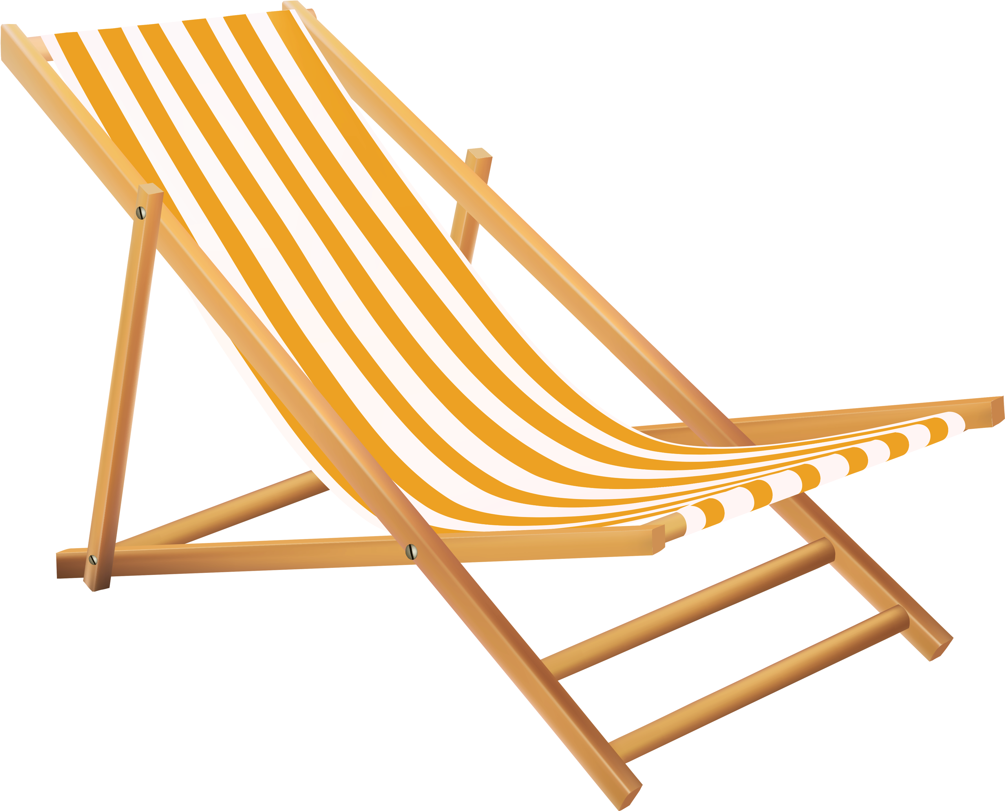 Transparent Beach Lounge Chair Clipart - Transparent Beach Chair Clipart - Png Download (3738x2968), Png Download