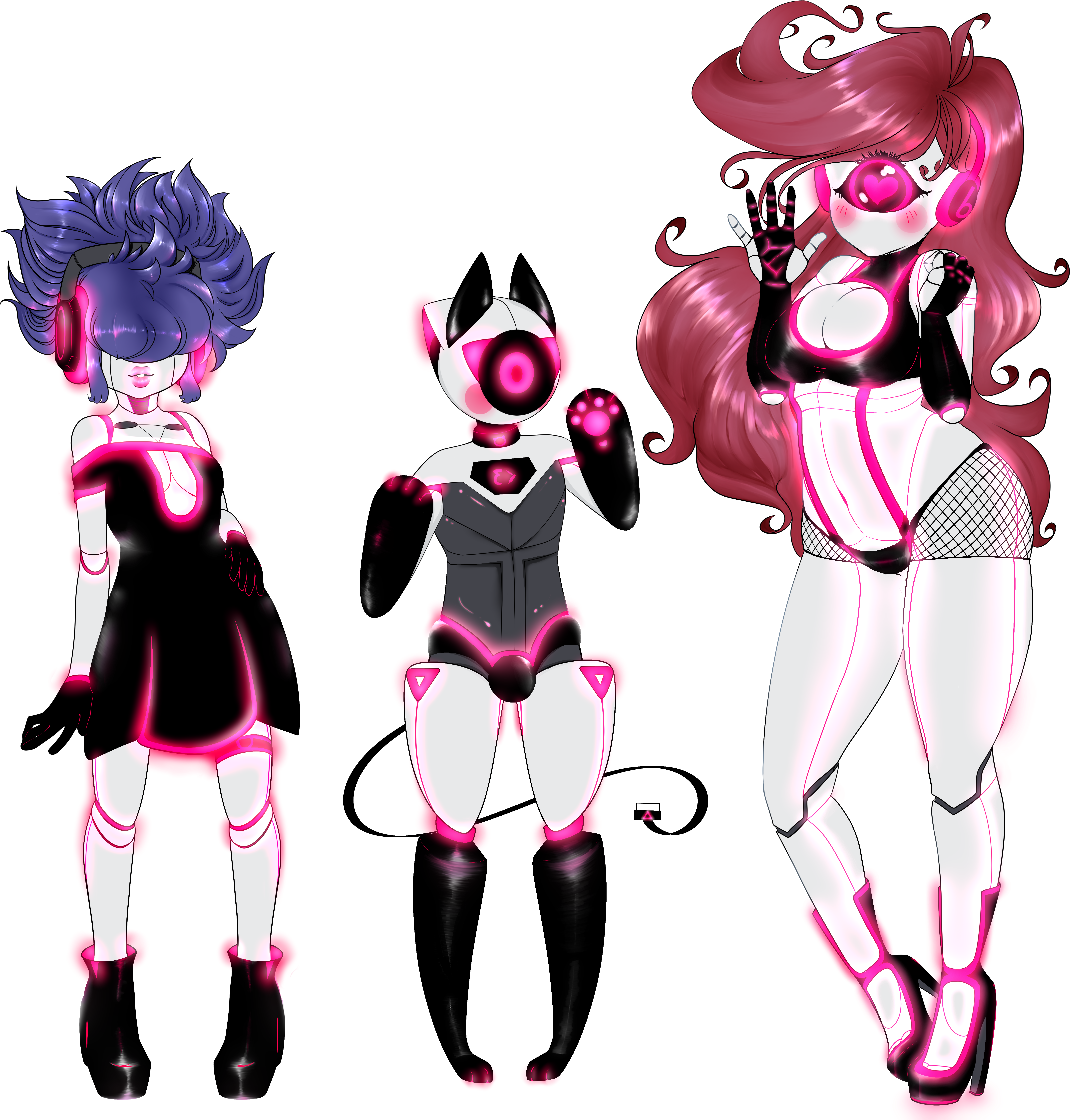 Poodle"s Babes - Cartoon Clipart (6600x6859), Png Download