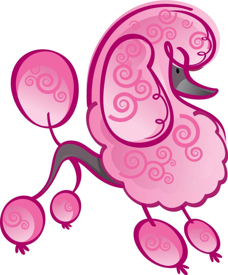 Oahu Mobile Grooming Pink Poodle Clipart Full Size Clipart (5573927