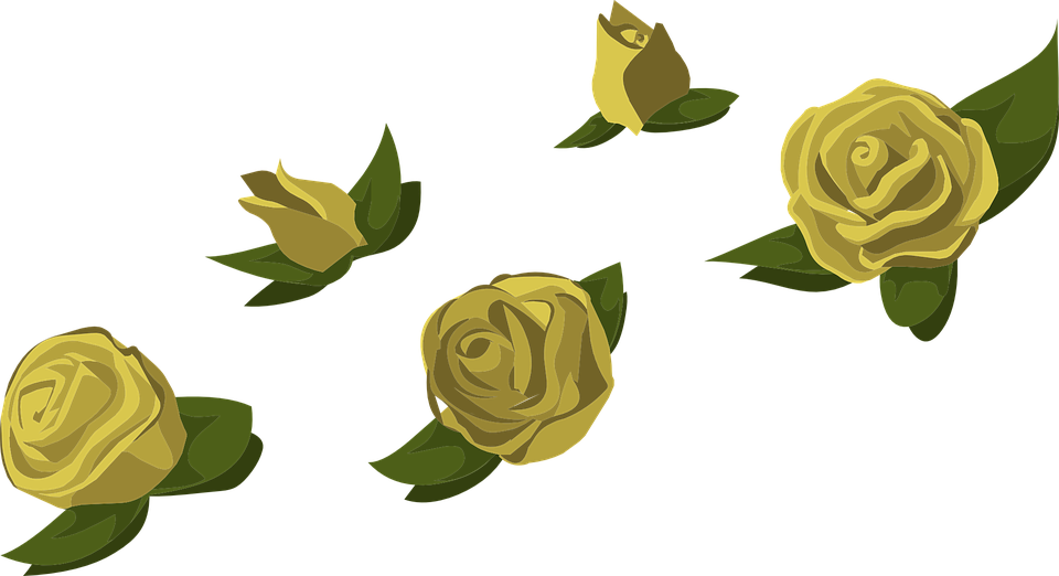 Flower Buds Transparent Clipart (960x522), Png Download