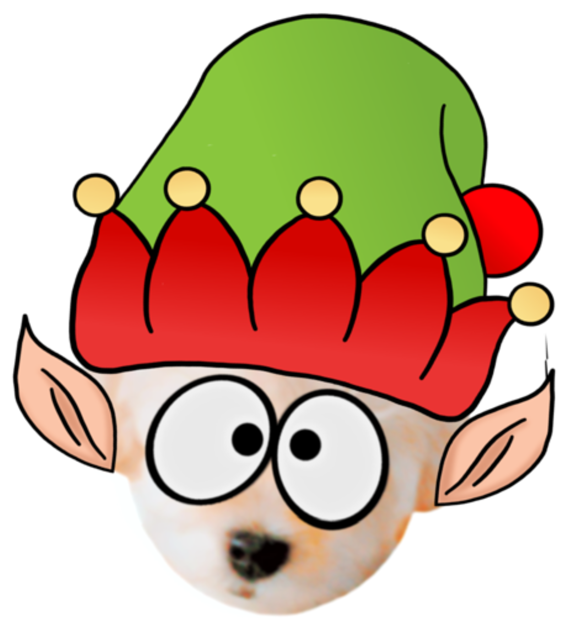 #freetoedit #navidad #christmas #elfo #elf #feliznavidad Clipart (2828x2828), Png Download