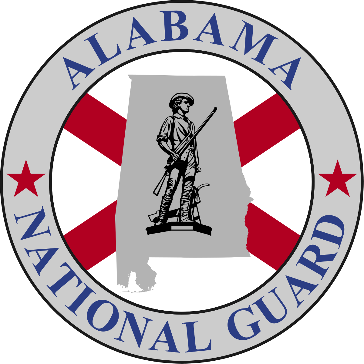 Alabama National Guard Logo Clipart (1200x1200), Png Download