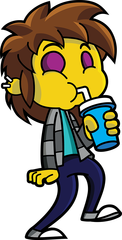 Rim Drawing Cartoon - Dibujos De Vete Ala Versh Clipart (500x983), Png Download