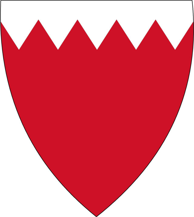 Bahrain Coat Of Arms Clipart (640x716), Png Download