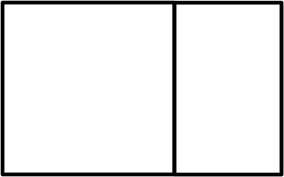Library Of Blank Book Cover Jpg Transparent Library - Transparent Rectangle Golden Ratio Clipart (993x618), Png Download