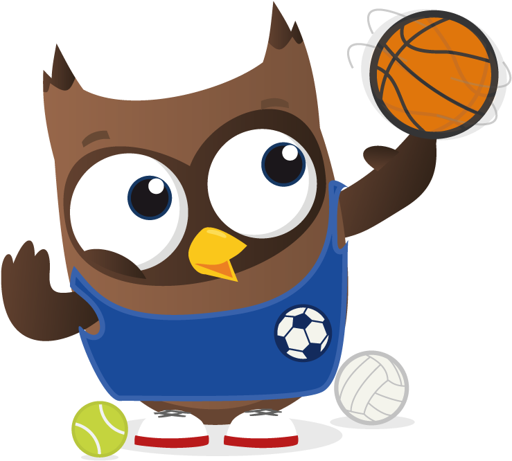 Clipart Owl Education, Clipart Owl Education Transparent - Owl Sports Clip Art - Png Download (1000x842), Png Download