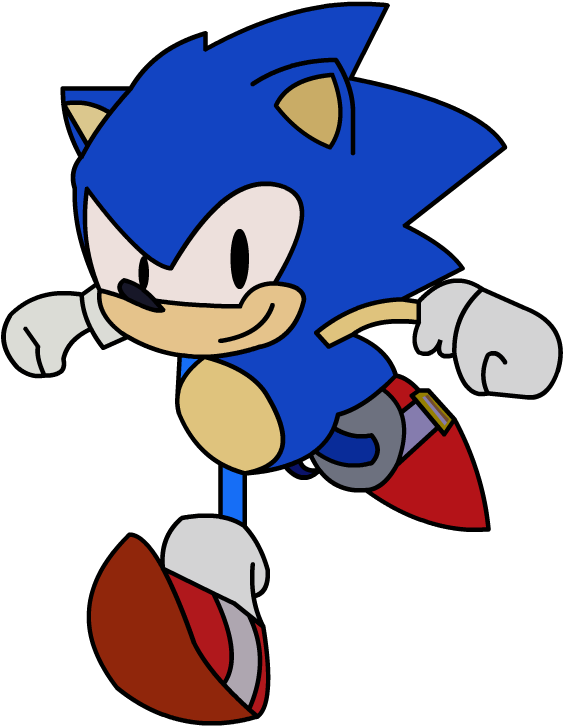 Peppa Pig Fanon Wiki - Peppa Sonic Clipart (576x749), Png Download