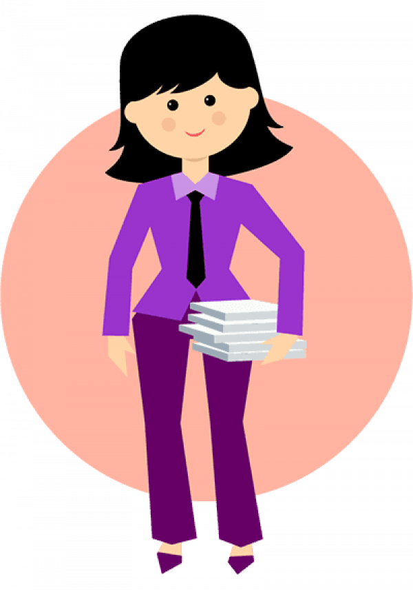 Cartoon Clipart (600x856), Png Download