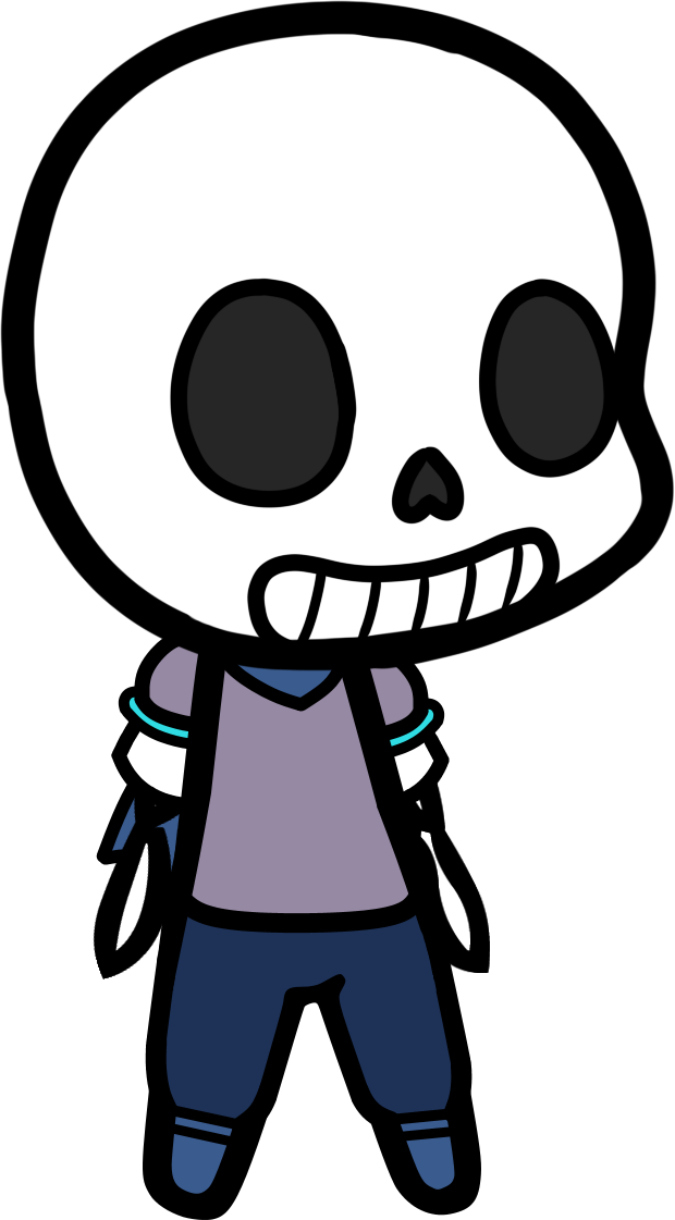 Underswap Sans Outfit By Rumiflan - Walfas Png Clipart (620x1121), Png Download