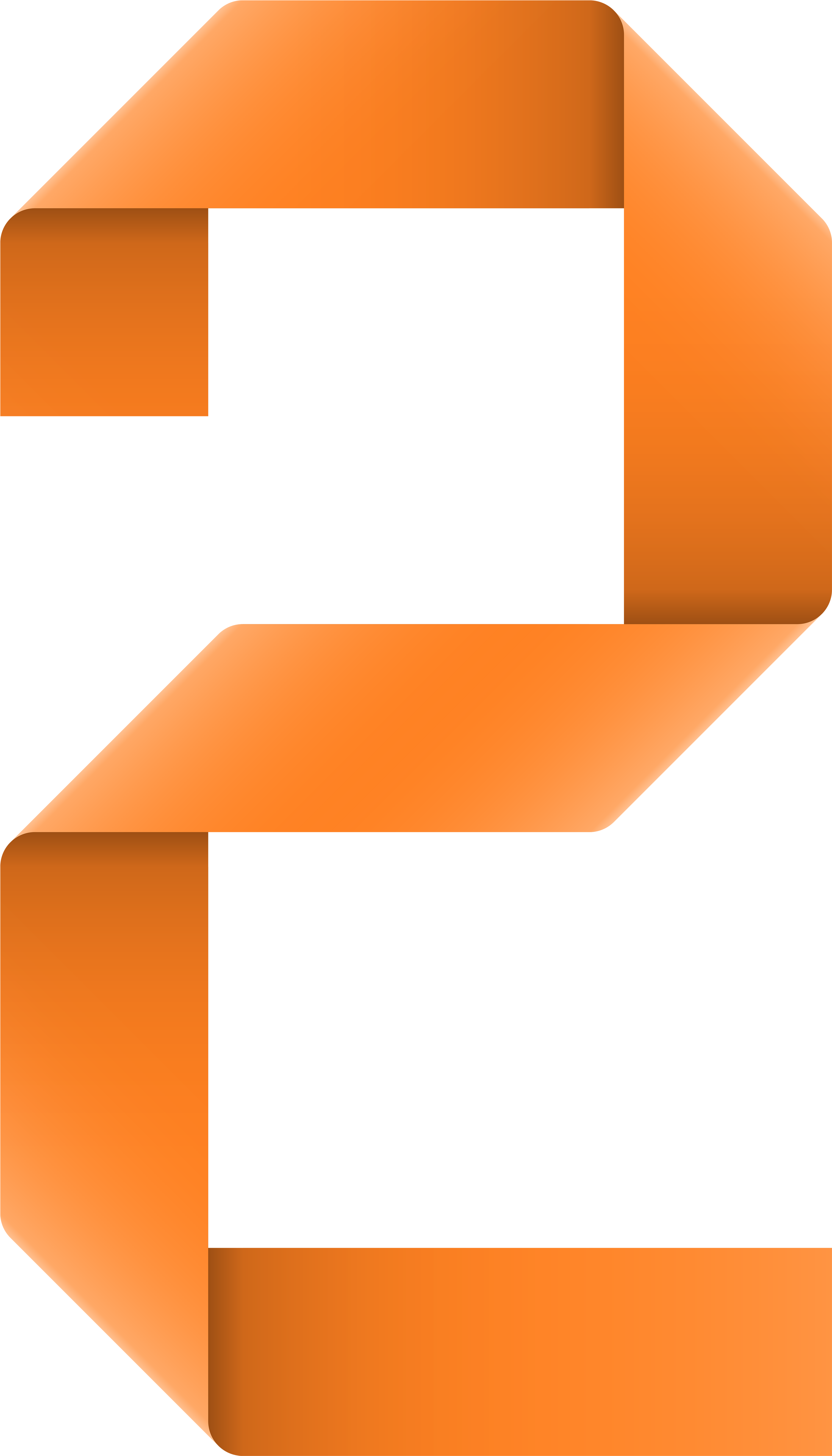 Ribbon Number Two Transparent Png Clip Art Image - Ribbon Number Png (2873x5000), Png Download