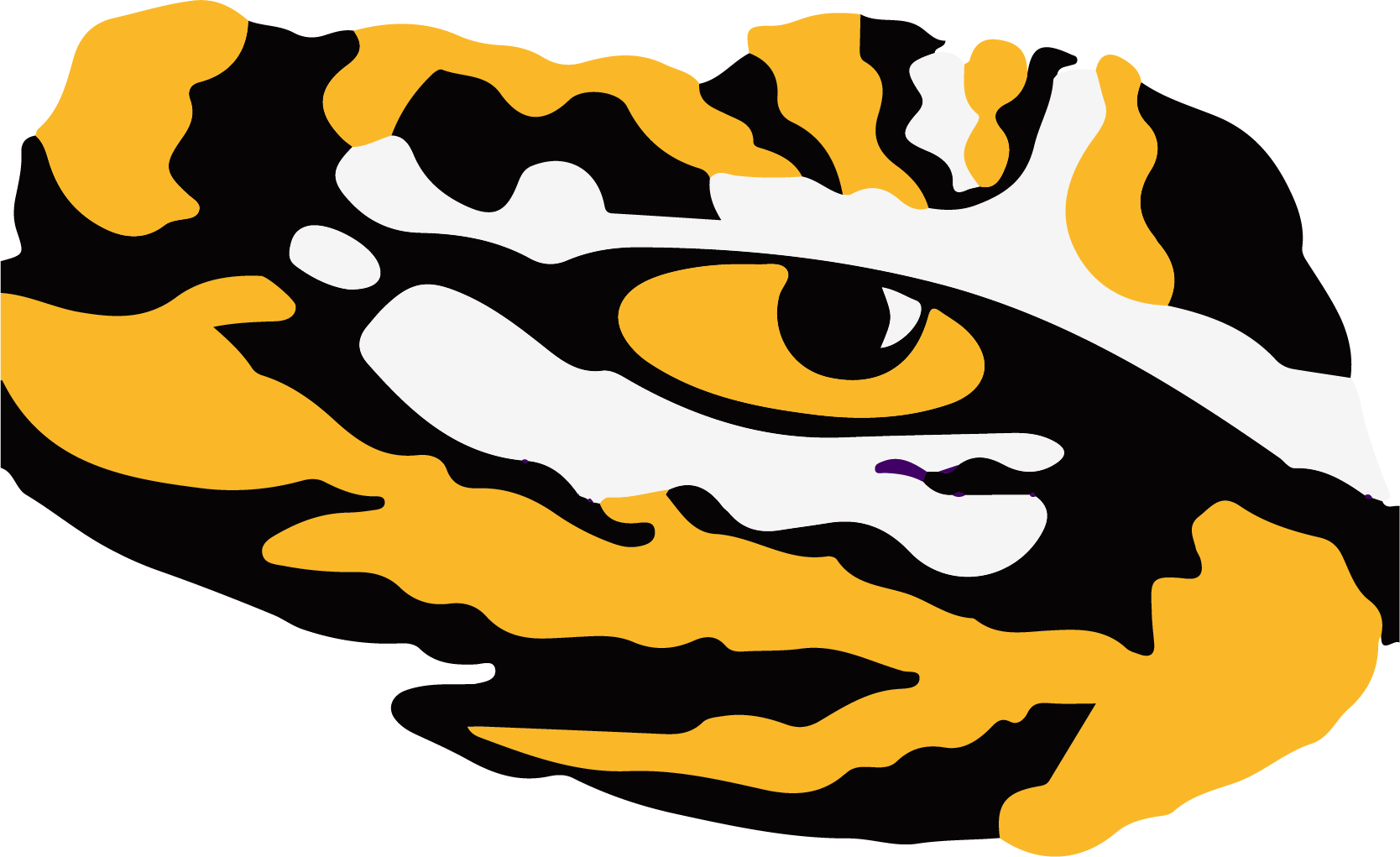 Return Home - Lsu Tiger Logo Png Clipart (1668x1021), Png Download