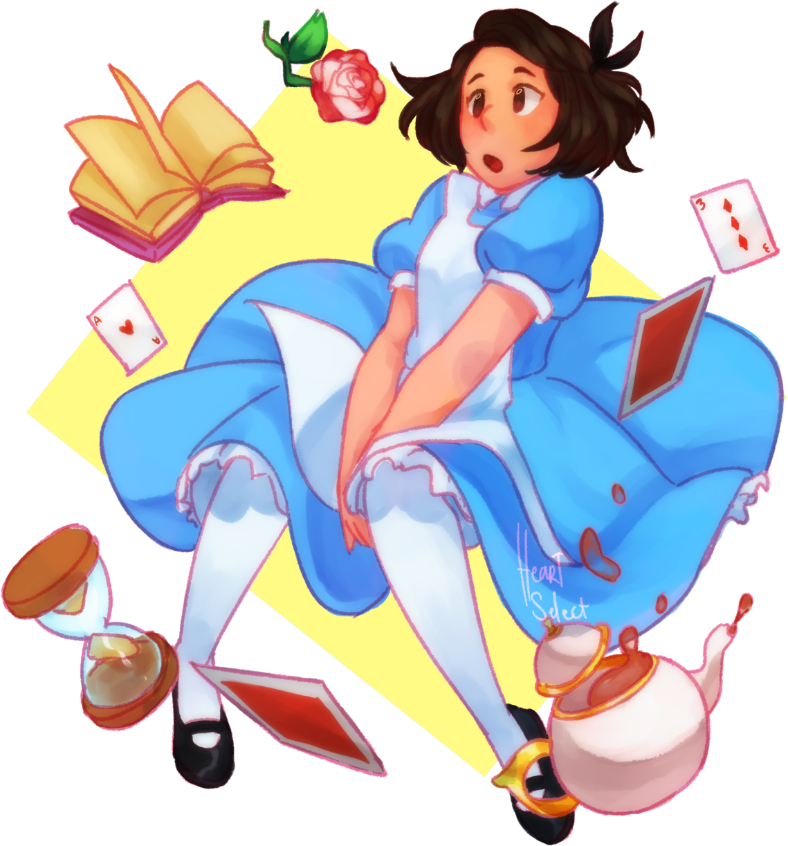 Alice In Wonderland Tea Cup Clip Art - Png Download (1280x1280), Png Download