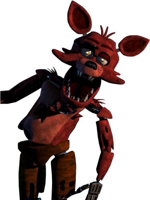 Nightmare Foxy Clipart Foxy Fnaf - Fnaf Five Nights At Freddy's Foxy - Png Download (500x711), Png Download