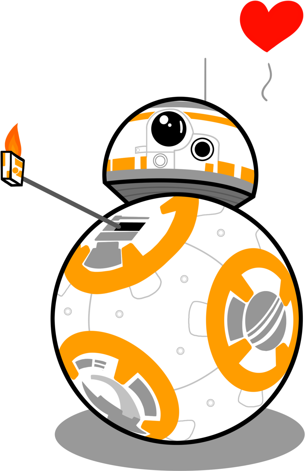Bb8 Clipart Printable - Bb8 Clipart - Png Download (1012x1560), Png Download