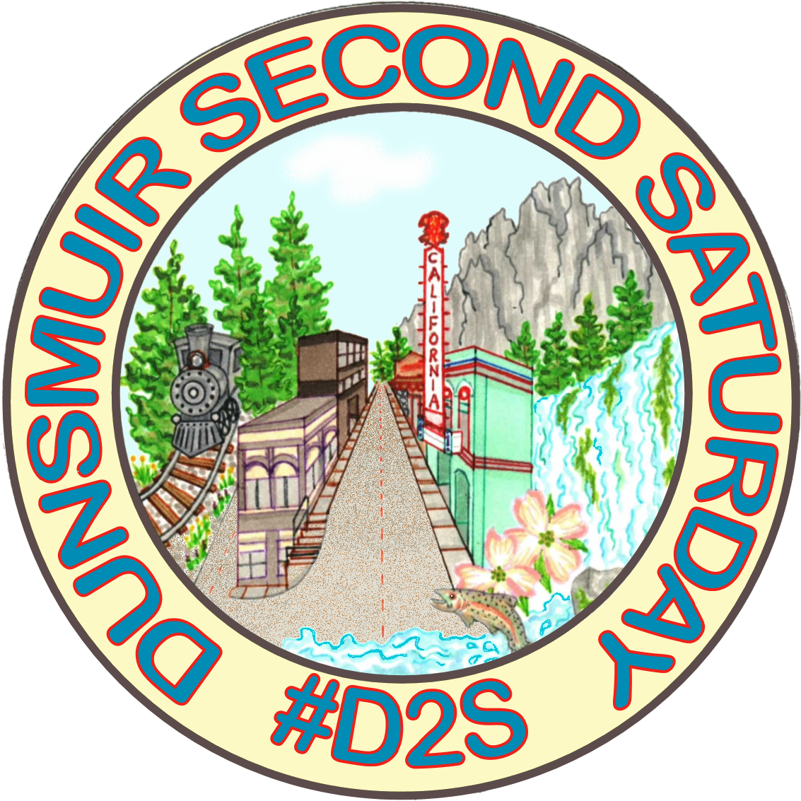Dunsmuir Second Saturdays Clipart (1200x1200), Png Download