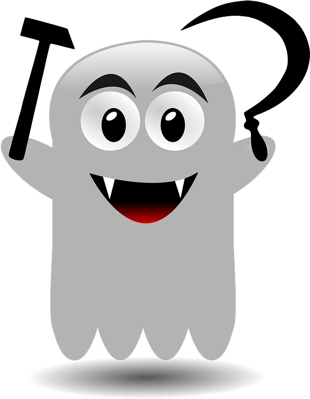 Ghost Communism 4579 Clipart - Moving Ghost Clipart - Png Download (608x800), Png Download