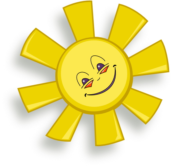 Happy Sun Svg Clip Arts - Animated Gif Clipart Animations Free - Png Download (600x578), Png Download