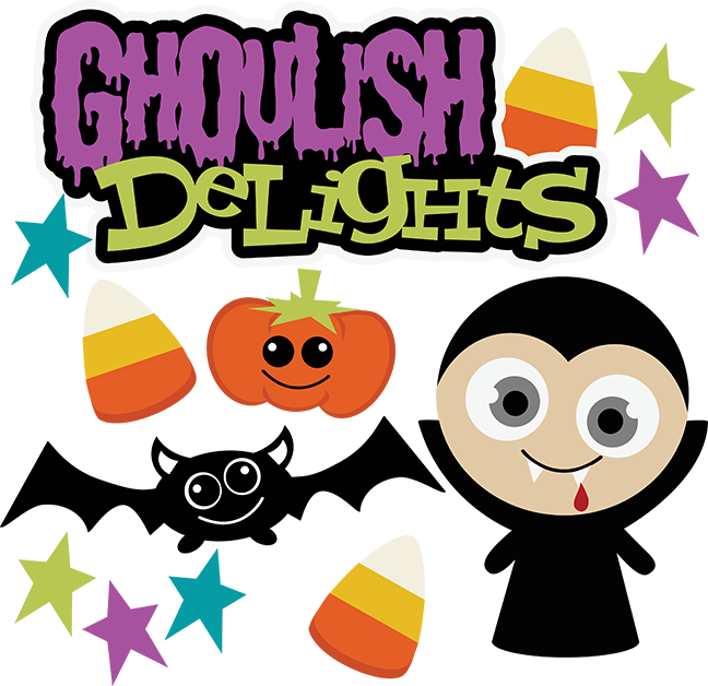 Vampire Halloween Clipart Royalty Free Ghoulish Delights - Ghoulish Delights - Png Download (648x628), Png Download
