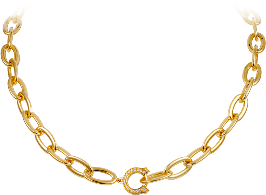 Swag Necklace Png Gold Chain Link Png Clipart Full Size Clipart