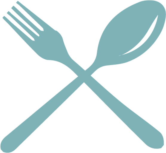 Fork And Knife Png Clipart (555x555), Png Download