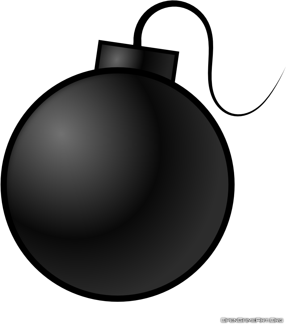 Bomb Png - Bomba Blanco Y Negro Png Clipart (1000x1050), Png Download
