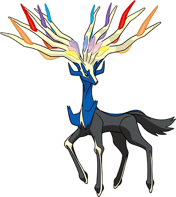 Xerneas Pokemon Clipart (588x656), Png Download