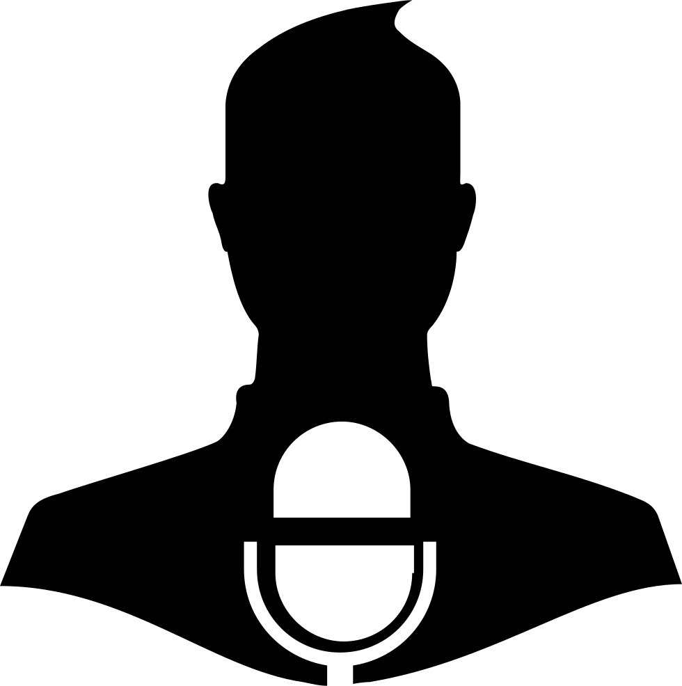 Neck - Public Speaking Speaker Icon Clipart (980x986), Png Download