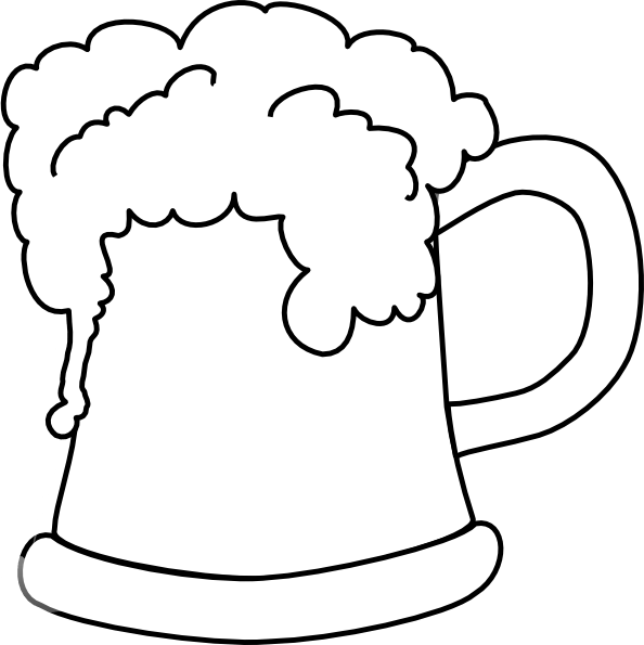 Beer Mug Clip Art - Png Download (594x595), Png Download
