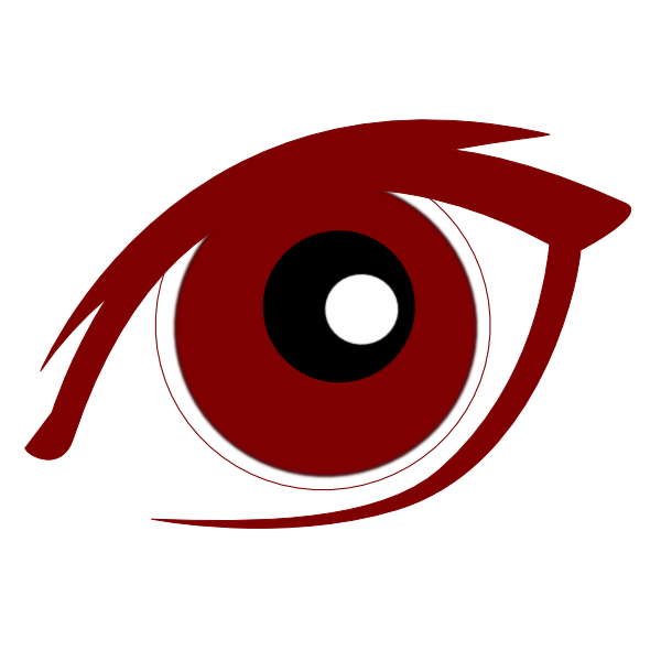 Eyeballs Clipart Sight Senses - Cartoon Eye - Png Download (600x600), Png Download