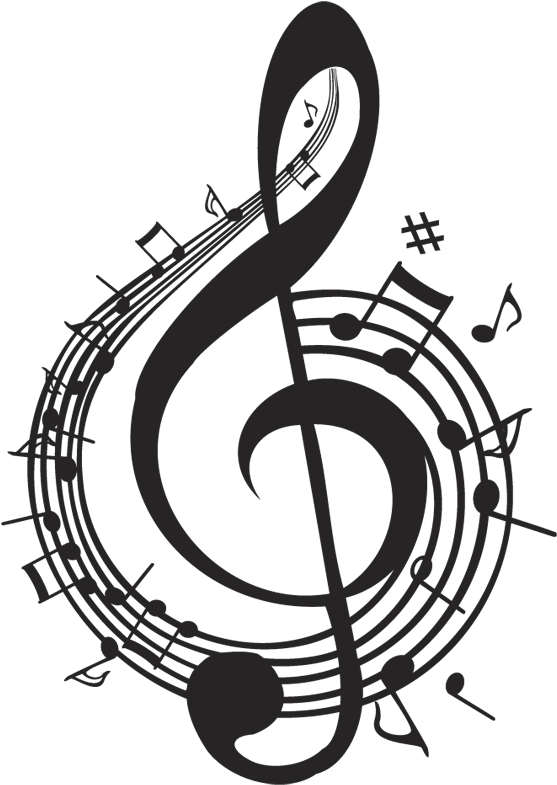 Music Notes Card Images - Music Note Corner Border Clipart (800x800), Png Download