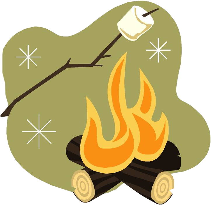 #bandaidgirl77 #smile #ijoketocope #yep #autumn #fall - Clip Art Campfire Smores - Png Download (723x704), Png Download