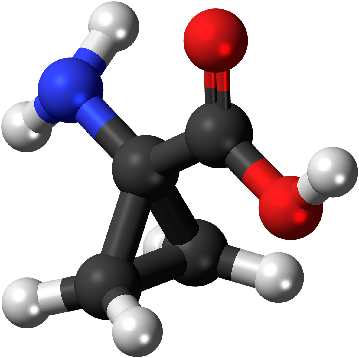 Aminocyclopropane Molecule Model Free Photo - Methyl Methacrylate Molecular Size Clipart (1280x1279), Png Download