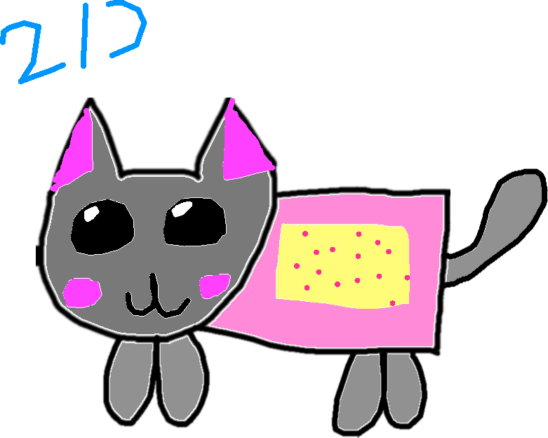 Clipart , Png Download - Nyan Cat Transparent Png (781x624), Png Download