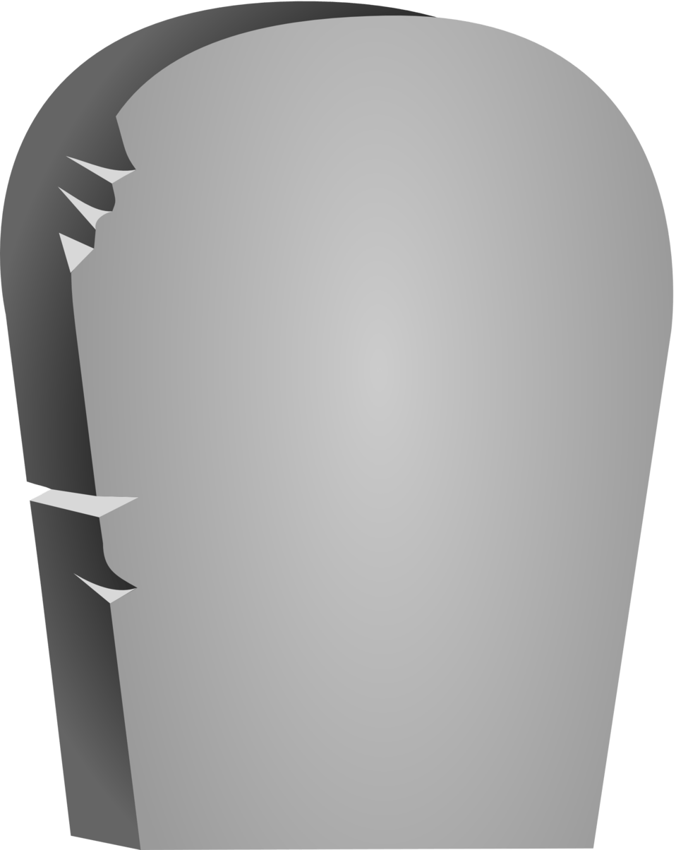 Blank Tombstone Clipart - Png Download (508x640), Png Download