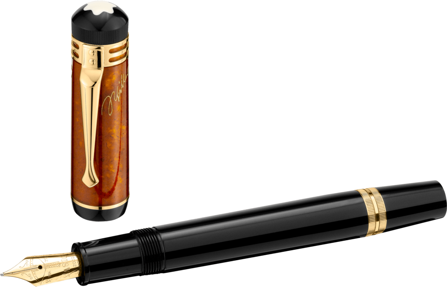 Transparent Fountain Pen Clip Art - Pen - Png Download (1501x963), Png Download