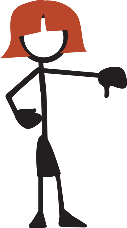 7271 Stick Figures Woman2 1 Web - Stick Figure Clipart (447x800), Png Download