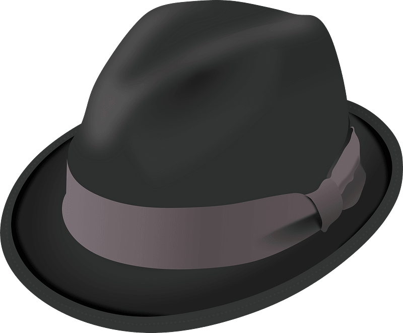 Trilby Hat Clipart - Fedora Clipart - Png Download (800x661), Png Download