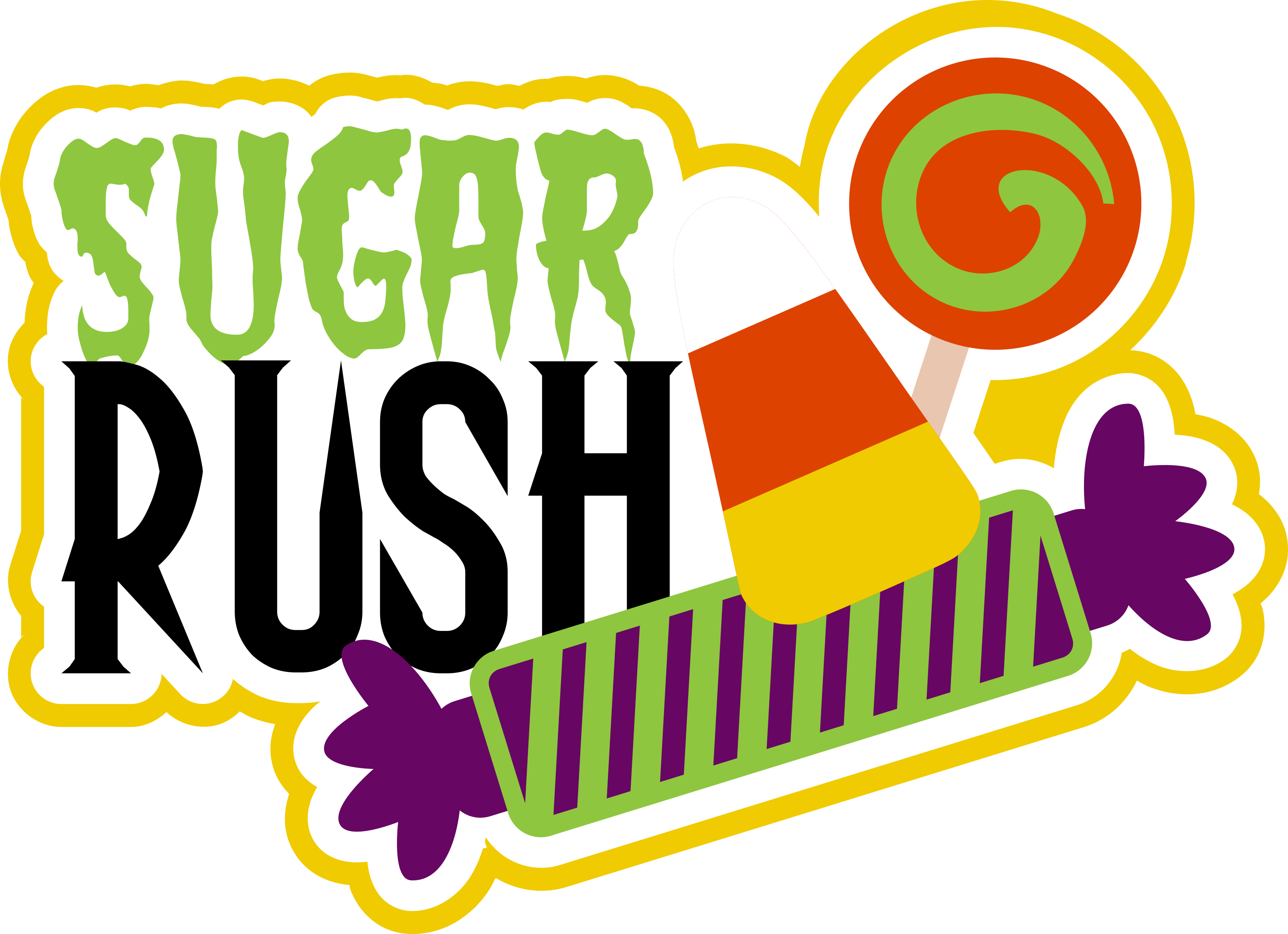 Sugar Rush Png Clipart (3371x2444), Png Download