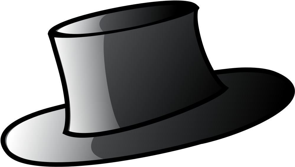 Top Hat Svg Clip Arts Clip Art Top Hat Cartoon Png Download Full