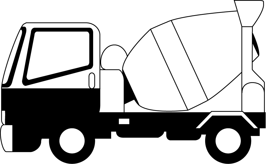 Truck Clipart - Concrete Trucks Clip Art - Png Download (931x575), Png Download