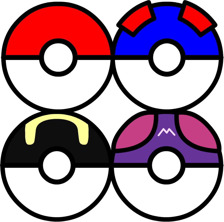 Pokeball Clipart Basic - Pokemon Gen 1 Pokeball - Png Download (951x945), Png Download