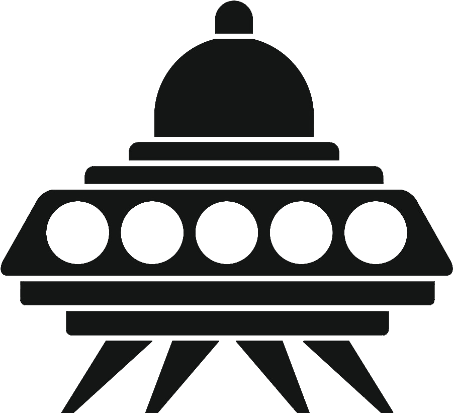 Alien Ship Vector Png Clipart (1000x1080), Png Download
