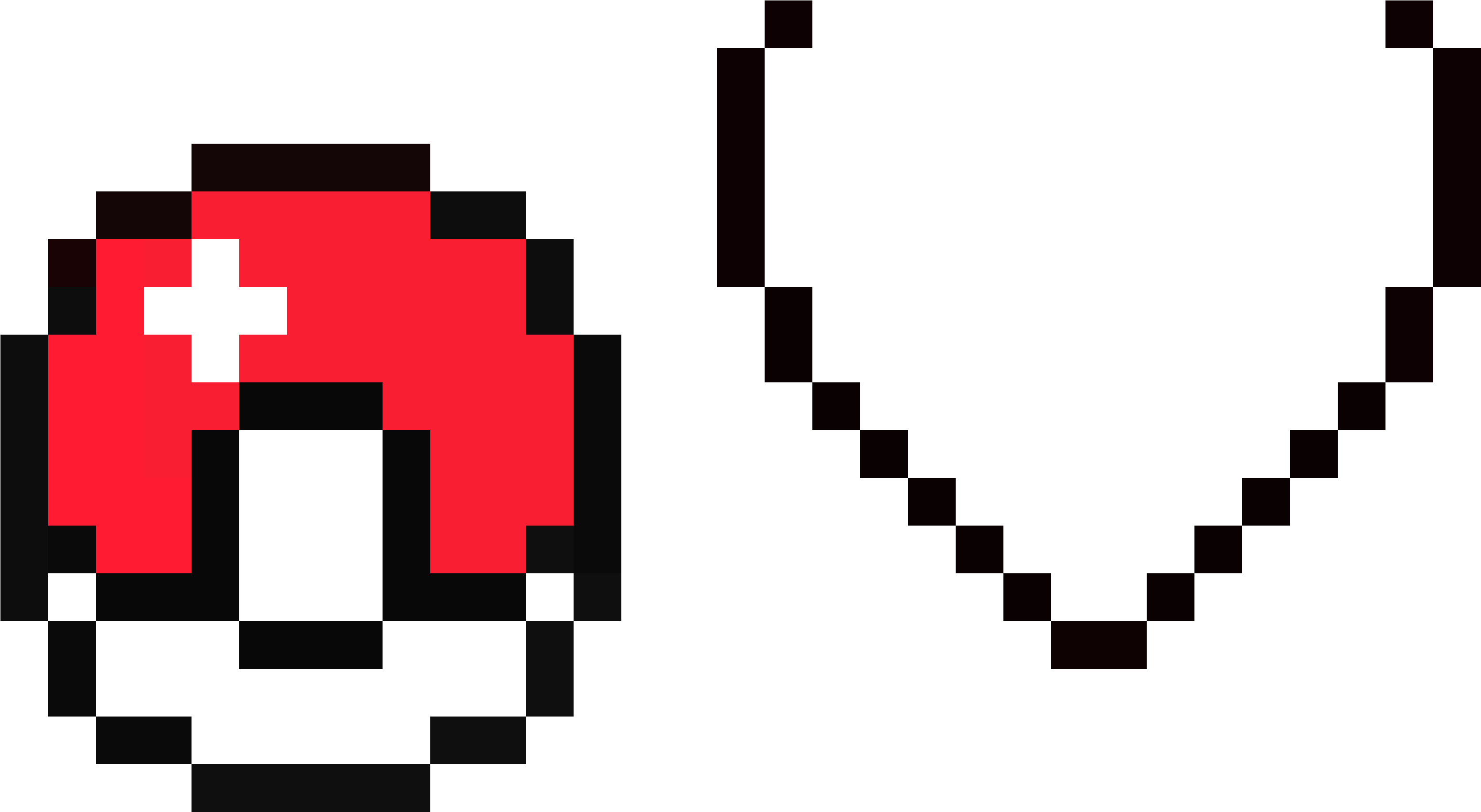 Pokeball 8 Bits Clipart , Png Download - Pokeball Pixel Art Transparent Png (3101x1701), Png Download