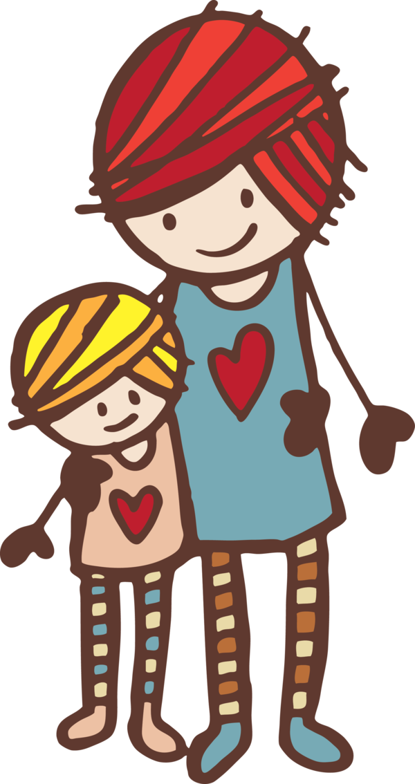 Transparent Family Day Male Cartoon Boy Clipart For - Png Download (600x1134), Png Download