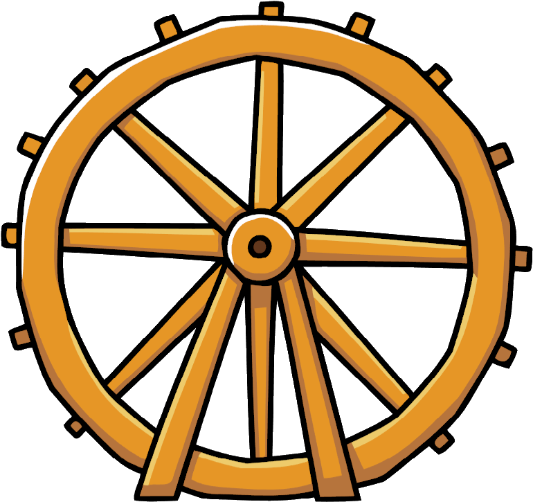 Water Wheel Clipart - Water Wheel Clip Art - Png Download (793x735), Png Download