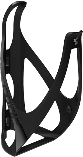 Cube Cycle Bottle Cage Hpp Matt Black´n´glossy Black - Cube Koszyk Na Bidon Clipart (1000x1000), Png Download