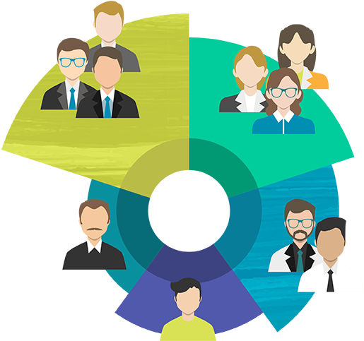 Clipart Acciones Jpg Black And White Stock Cliente - Segmentación De Clientes Png Transparent Png (600x600), Png Download