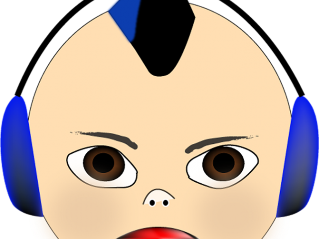 Mohawk Cartoon Clipart (640x480), Png Download