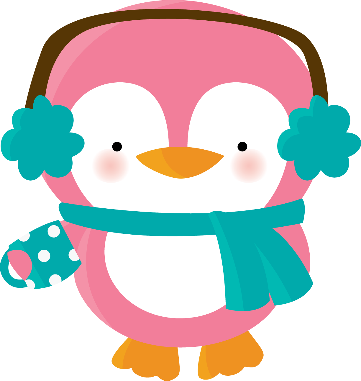 Kawaii Clipart Winter - Kawaii Winter Transparent - Png Download (1224x1291), Png Download