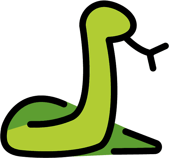 Snake Emoji Clipart - Png Download (800x800), Png Download